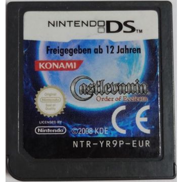 Castlevania Order of Ecclesia-Kale Cassette (NDS) Gebruikt