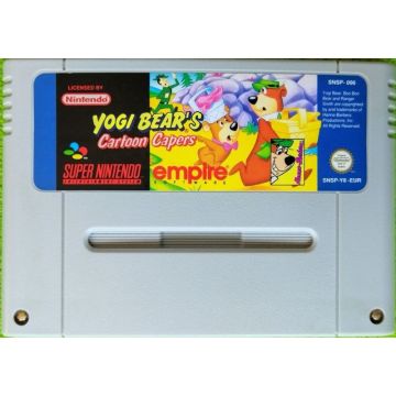 Yogi Bear's Cartoon Capers-Kale Cassette (SNES) Gebruikt