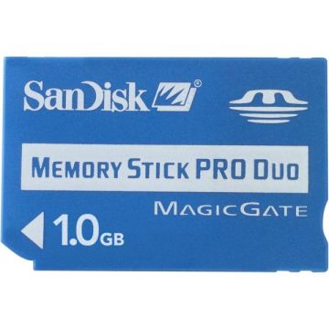 SanDisk Memory Stick PRO Duo-1GB (PSP) Gebruikt