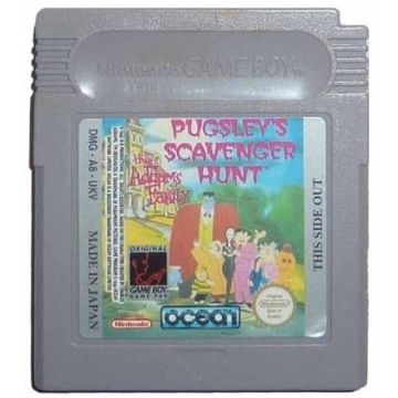 The Addams Family Pugsley's Scavenger Hunt-Kale Cassette Incl. Handleiding (Game Boy) Gebruikt