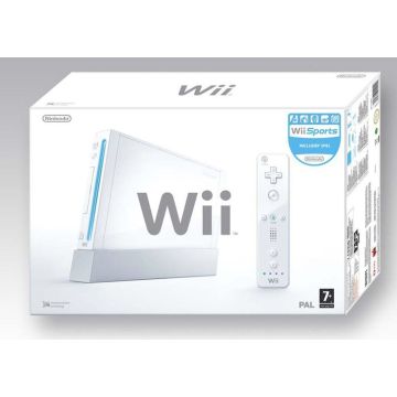 Nintendo Wii Wit-Wii Sports Boxed Beschadigd (Wii) Gebruikt