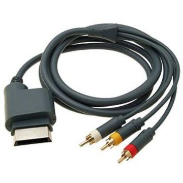 Merkloos Xbox 360 3x RCA Composiet AV Kabel-Standaard (Xbox 360) Nieuw