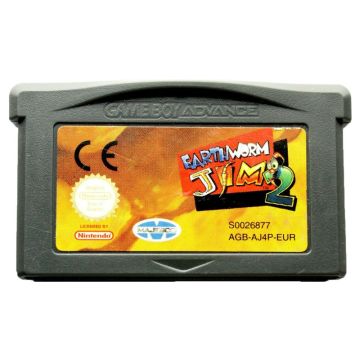 Earthworm Jim 2-Kale Cassette (GBA) Gebruikt