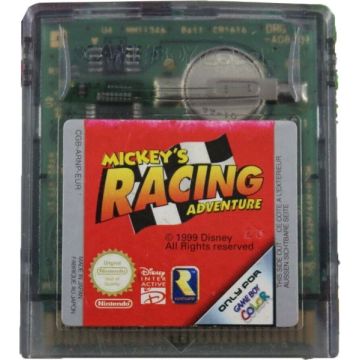 Mickey's Racing Adventure-Kale Cassette (GBC) Gebruikt