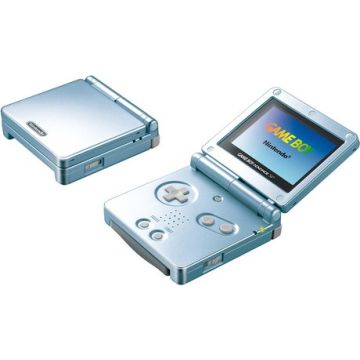 Nintendo Game Boy Advance SP-Lichtblauw (GBA) Gebruikt