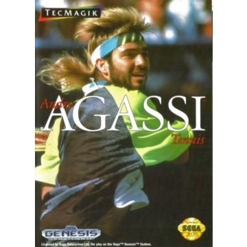 Andre Agassi Tennis-Excl. Handleiding Amerikaans (Sega Mega Drive) Gebruikt