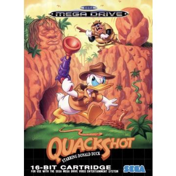 Quackshot Starring Donald Duck-Excl. Handleiding (Sega Mega Drive) Gebruikt