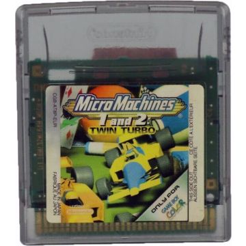 Micro Machines 1 and 2 Twin Turbo-Kale Cassette (GBC) Gebruikt