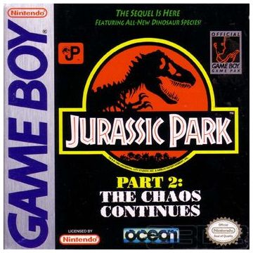 Jurassic Park Part 2 The Chaos Continues-Kale Cassette (Game Boy) Gebruikt