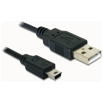 Merkloos USB A Naar USB Mini B Kabel-1M (Diversen) Nieuw