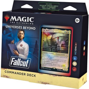 Magic the Gathering TCG Fallout Universes Beyond Commander Deck-Science! (Diversen) Nieuw