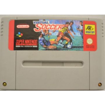 Virtual Soccer-Kale Cassette (SNES) Gebruikt