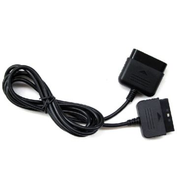 Merkloos Verlengkabel PS2 1.8 Meter-Zwart (PlayStation 2) Nieuw