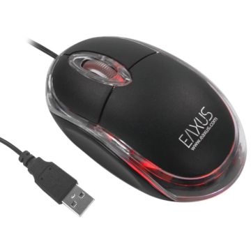 Eaxus Optische USB Muis-Zwart (PC) Gebruikt