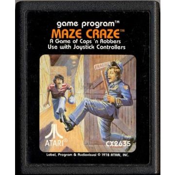 Maze Craze-Kale Cassette (Atari 2600) Gebruikt