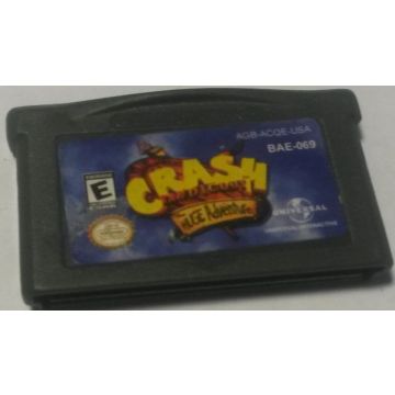 Crash Bandicoot The Huge Adventure-Kale Cassette Amerikaans (GBA) Gebruikt