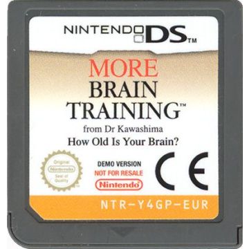 Dr. Kawashima's More Brain Training-Kale Cassette (NDS) Gebruikt