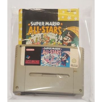 Super Mario All Stars-Kale Cassette Incl. Handleiding (SNES) Gebruikt