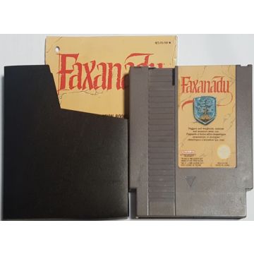 Faxanadu-Kale Cassette Incl. Handleiding en Sleeve (NES) Gebruikt