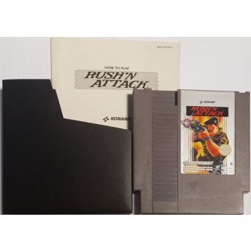 Rush'n Attack-Kale Cassette Incl. Handleiding en Sleeve (NES) Gebruikt