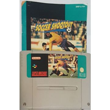 Soccer Shootout-Kale Cassette Incl. Handleiding (SNES) Gebruikt