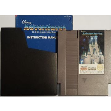 Adventures in the Magic Kingdom-Kale Cassette Incl. Handleiding en Sleeve (NES) Gebruikt