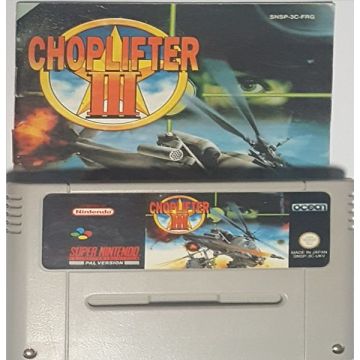 Choplifter III-Kale Cassette Incl. Handleiding (SNES) Gebruikt