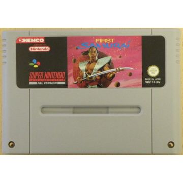 First Samurai-Kale Cassette (SNES) Gebruikt
