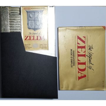 The Legend of Zelda-Kale Cassette Incl. Handleiding en Sleeve (NES) Gebruikt