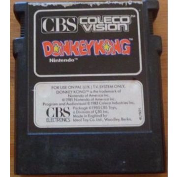 Donkey Kong-Kale Cassette (ColecoVision) Gebruikt