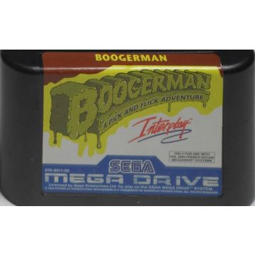 Boogerman A Pick and Flick Adventure-Kale Cassette (Sega Mega Drive) Gebruikt
