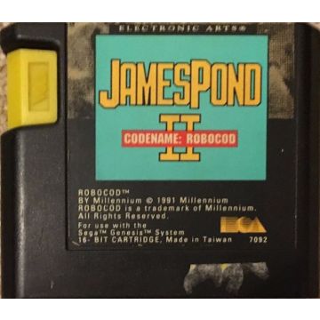 James Pond II Codename Robocod-Kale Cassette (Sega Mega Drive) Gebruikt