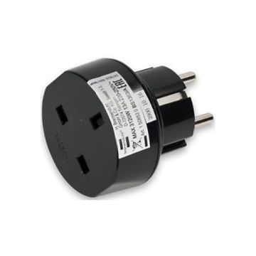 Merkloos UK Naar EU Stekker Converter-Zwart (Diversen) Nieuw