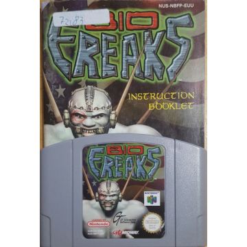 Bio Freaks-Kale Cassette Incl. Handleiding (N64) Gebruikt
