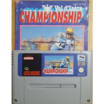 Val Disiere Championship-Kale Cassette Incl. Handleiding (SNES) Gebruikt