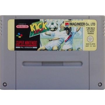 Kick Off-Kale Cassette Duits (SNES) Gebruikt