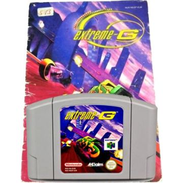 Extreme G-Kale Cassette Incl. Handleiding (N64) Gebruikt