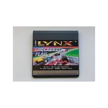 Checkered Flag-Kale Cassette (Atari Lynx) Gebruikt