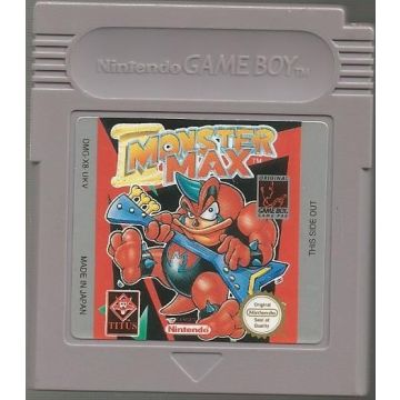 Monster Max-Kale Cassette (Game Boy) Gebruikt