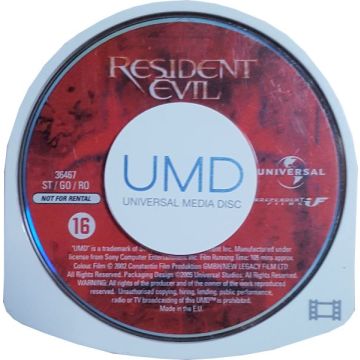 Resident Evil-Kale Cassette (UMD) Gebruikt