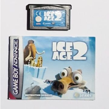 Ice Age 2 The Meltdown-Kale Cassette Incl. Handleiding (GBA) Gebruikt