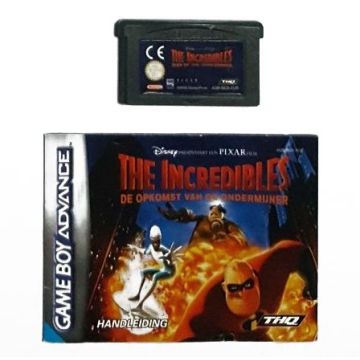 The Incredibles Rise of the Underminer-Kale Cassette Incl. Handleiding (GBA) Gebruikt