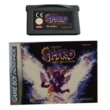 The Legend of Spyro A New Beginning-Kale Cassette Incl. Handleiding (GBA) Gebruikt