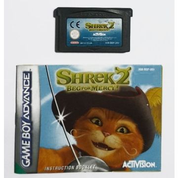 Shrek 2 Beg for Mercy-Kale Cassette Incl. Handleiding (GBA) Gebruikt
