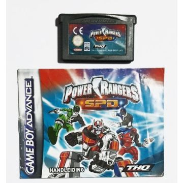 Power Rangers S.P.D. Space Patrol Delta-Kale Cassette Incl. Handleiding (GBA) Gebruikt