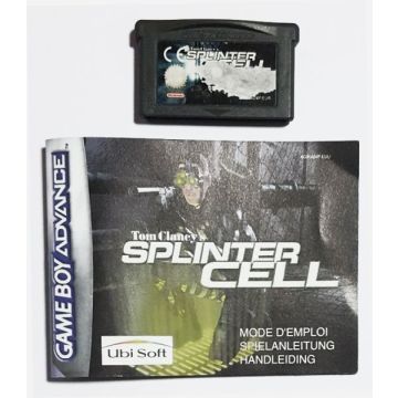 Tom Clancy's Splinter Cell-Kale Cassette Incl. Handleiding (GBA) Gebruikt