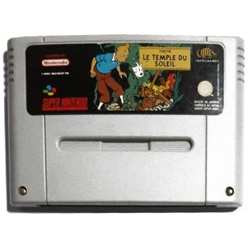 Tintin Prisoners of the Sun-Kale Cassette (SNES) Gebruikt