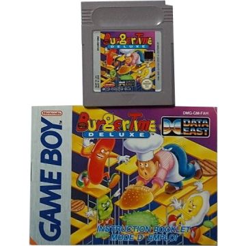 Burger Time Deluxe-Kale Cassette Incl. Handleiding (Game Boy) Gebruikt