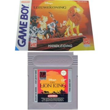 Disney's The Lion King-Kale Cassette Incl. Handleiding (Game Boy) Gebruikt
