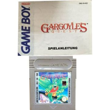 Gargoyles Quest-Kale Cassette Incl. Handleiding (Game Boy) Gebruikt